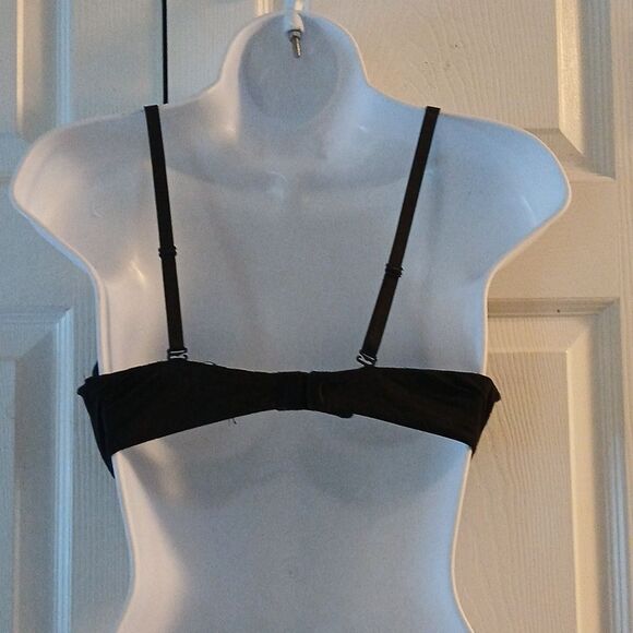 Victoria's Secret Miraculous Plunge black.bead embellished bra. Sz.34 C - Picture 4 of 5